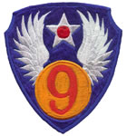 9th Army Air Force Shoulder Patch